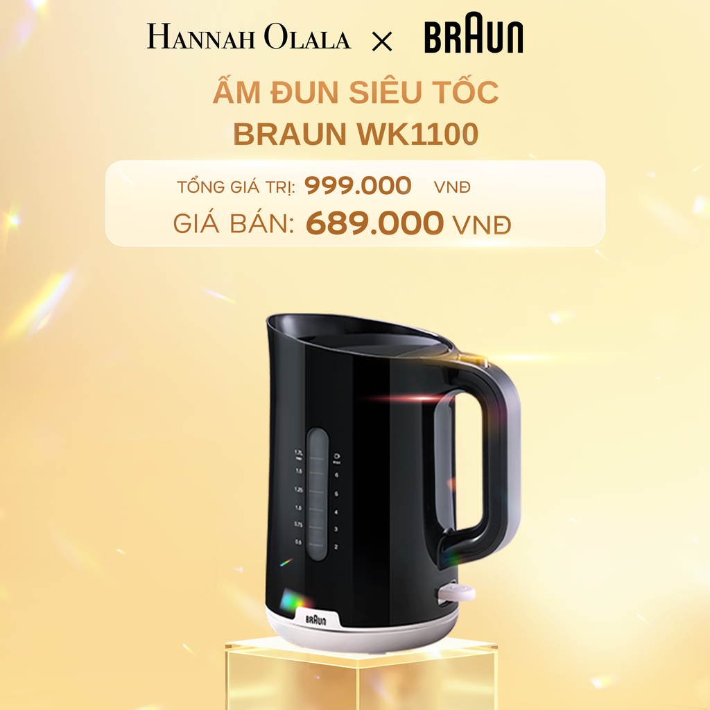  C375_DEAL 1: ẤM ĐUN SIÊU TỐC BRAUN WK1100 