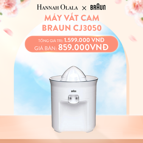 A140_DEAL 4: MÁY VẮT CAM BRAUN CJ3050 