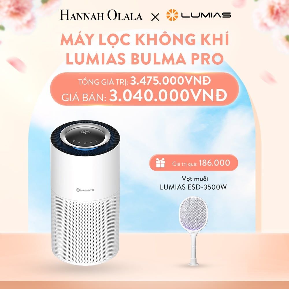  A493_DEAL 5: MÁY LỌC KHÔNG KHÍ LUMIAS BULMA PRO 