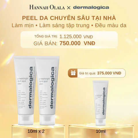  DEAL 7: MUA 2 TẶNG 1 PEEL CẢI THIỆN BỀ MẶT DA LÀM SÁNG RÕ RỆT CÁC ĐỐM NÂU POWERBRIGHT DARK SPOT PEEL 10ML 