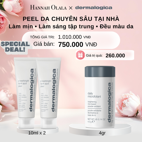  E1206_[FLASHDEAL]: MUA 2 TẶNG 1 PEEL CẢI THIỆN BỀ MẶT DA LÀM SÁNG RÕ RỆT CÁC ĐỐM NÂU POWERBRIGHT DARK SPOT PEEL 10ML 