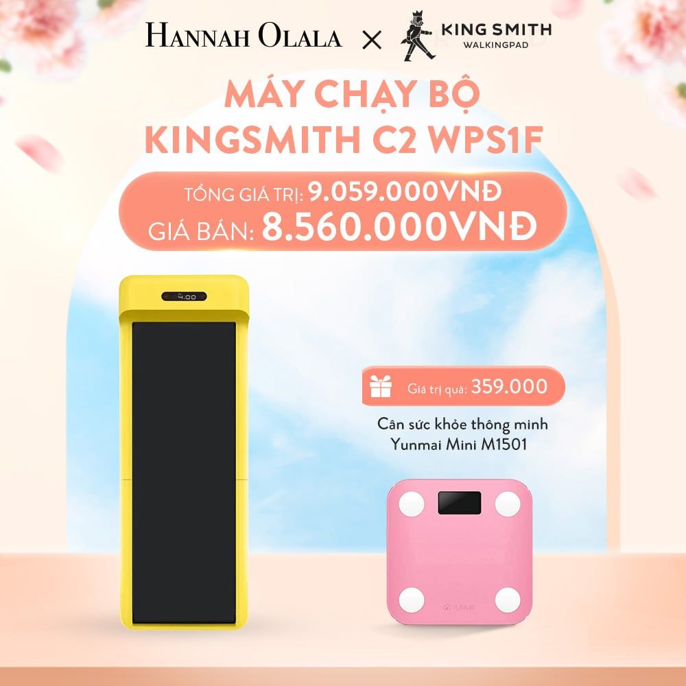  A398_DEAL 4: MÁY CHẠY BỘ KINGSMITH C2 WPS1F 