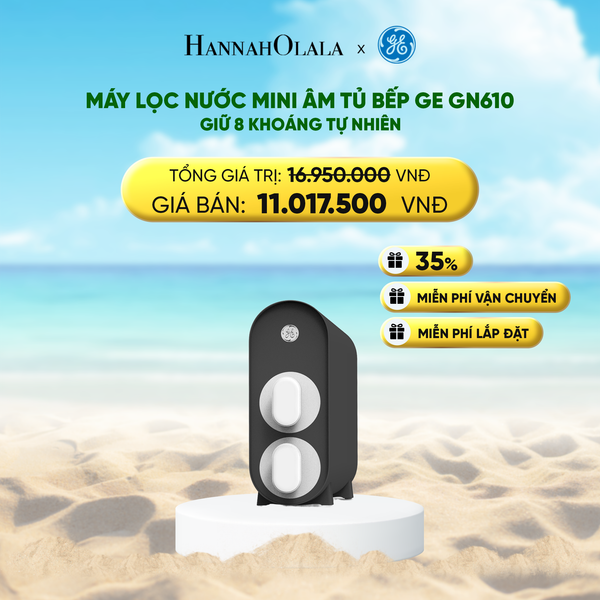  MÁY LỌC NƯỚC MINI ÂM TỦ BẾP GE GN610 - GIỮ 8 KHOÁNG TỰ NHIÊN 