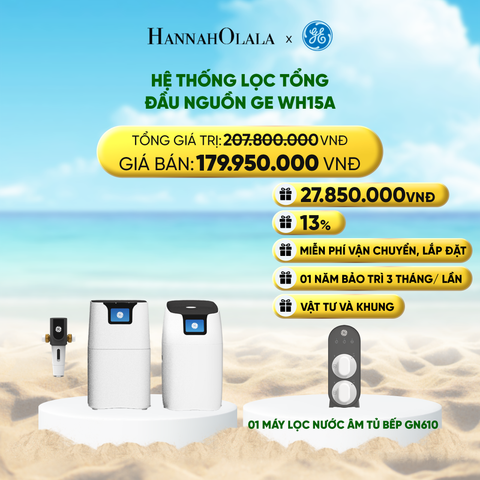  DEAL 6: HỆ THỐNG LỌC TỔNG ĐẦU NGUỒN GE WH15A 