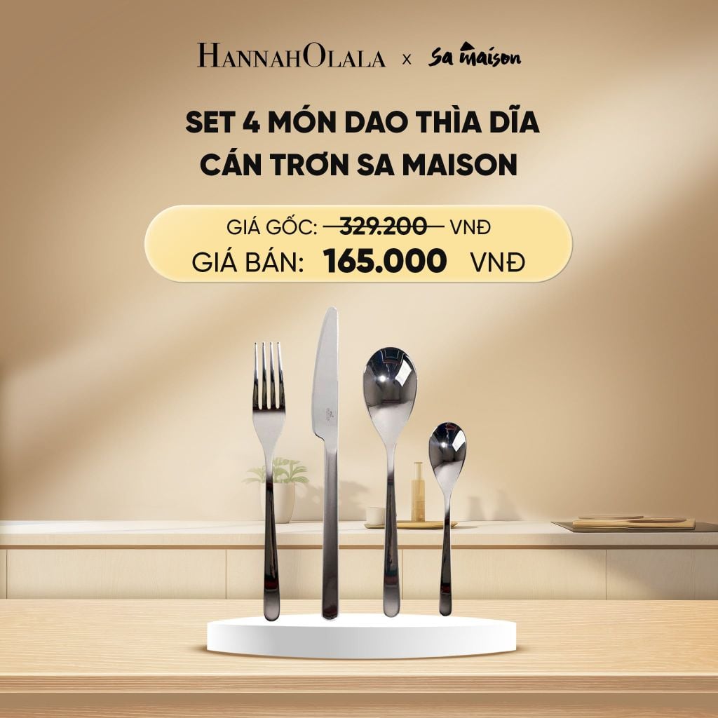  DEAL 13: SET 4 MÓN DAO THÌA DĨA CÁN TRƠN 