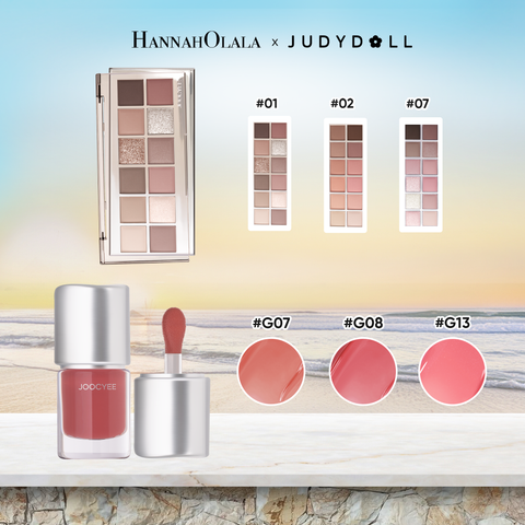  COMBO 2: BẢNG PHẤN MẮT 12 Ô + SON BÓNG AURA - A303 