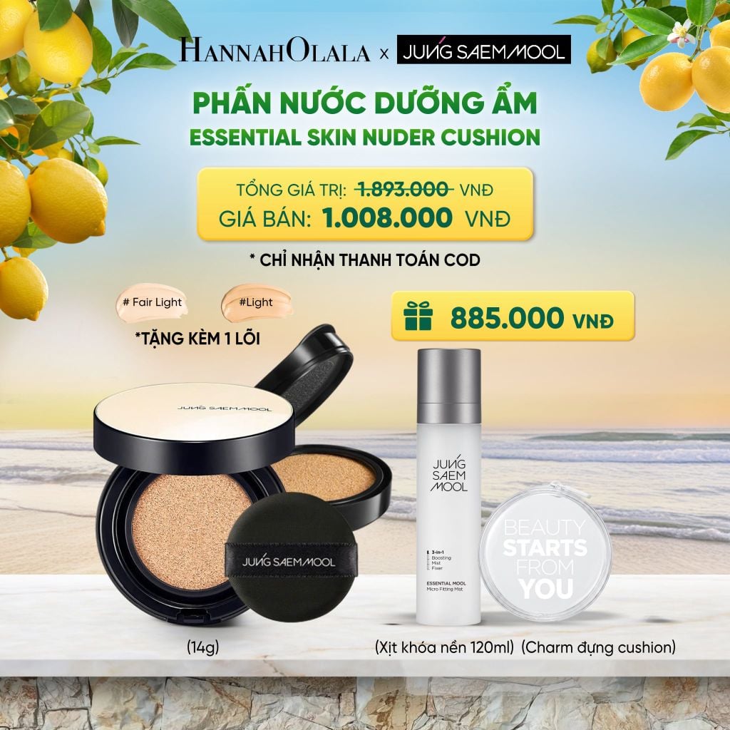  PHẤN NƯỚC DƯỠNG ẨM ESSENTIAL SKIN NUDER CUSHION 14G (KÈM LÕI) - A504 