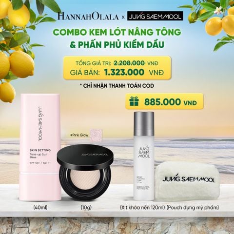  COMBO KEM LÓT NÂNG TÔNG & PHẤN PHỦ KIỀM DẦU - A508 