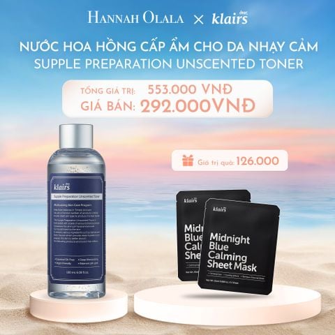  C258_DEAL 1: NƯỚC HOA HỒNG SUPPLE PREPARATION TONER 180ML 