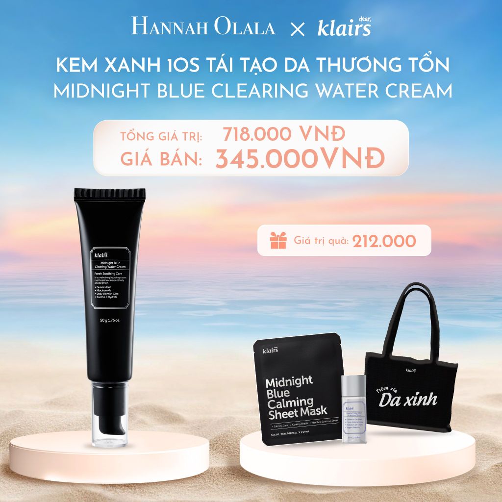  C263_DEAL 6: KEM DƯỠNG DA MIDNIGHT BLUE CLEARING WATER CREAM 50G 