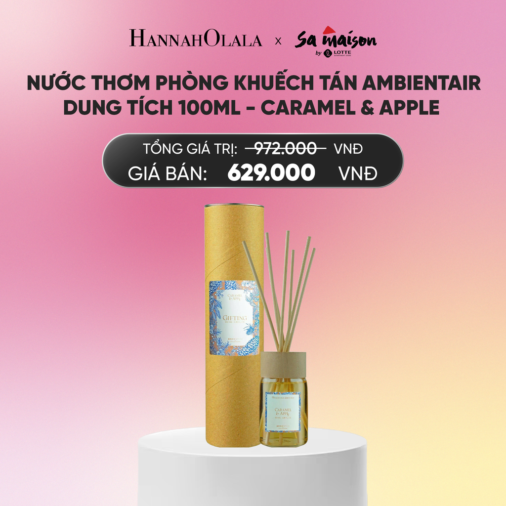  FLASH DEAL 4: NƯỚC THƠM PHÒNG KHUẾCH TÁN AMBIENTAIR, DUNG TÍCH 100ML_A629 