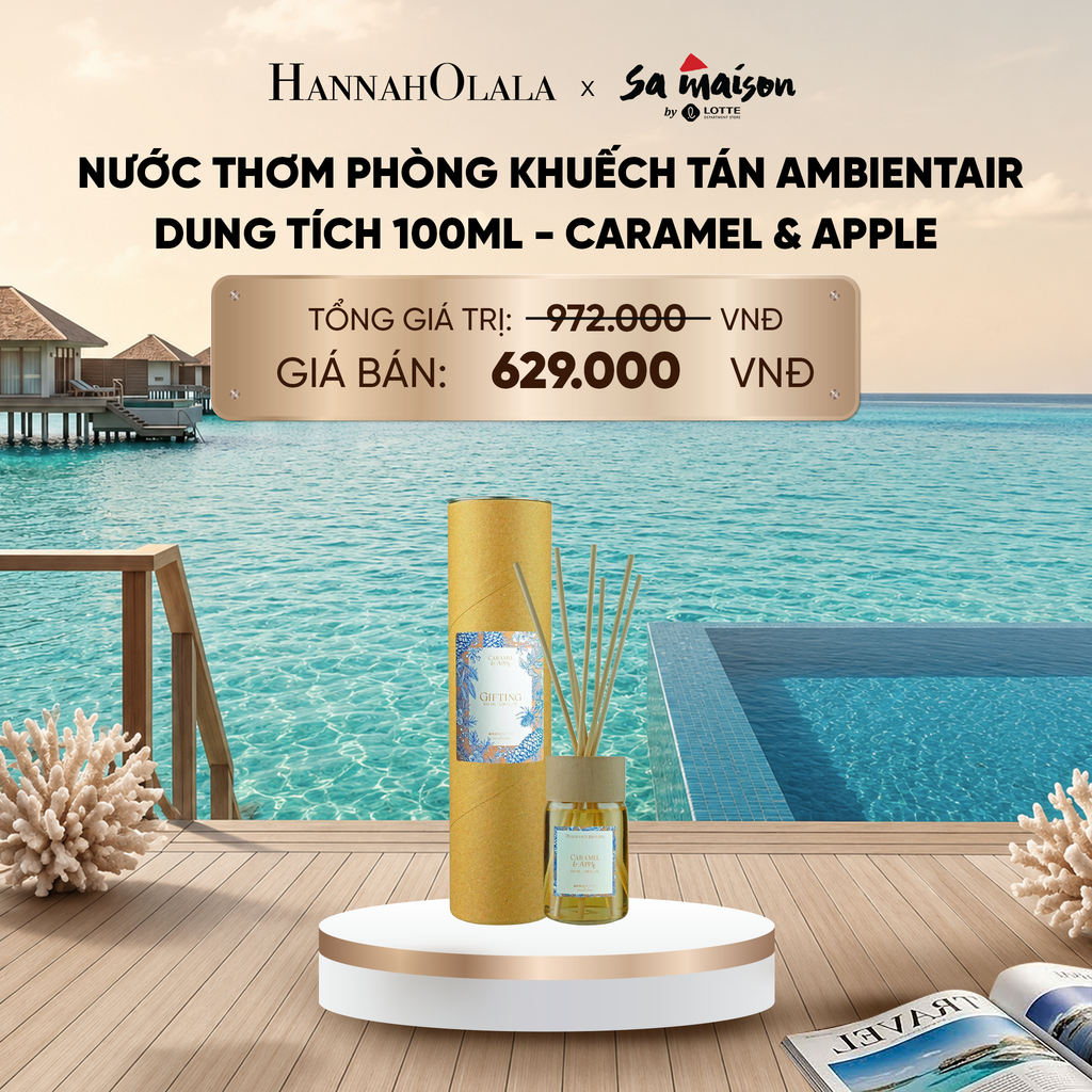  NƯỚC THƠM PHÒNG KHUẾCH TÁN AMBIENTAIR, DUNG TÍCH 100ML - DEAL 4_ D2004 