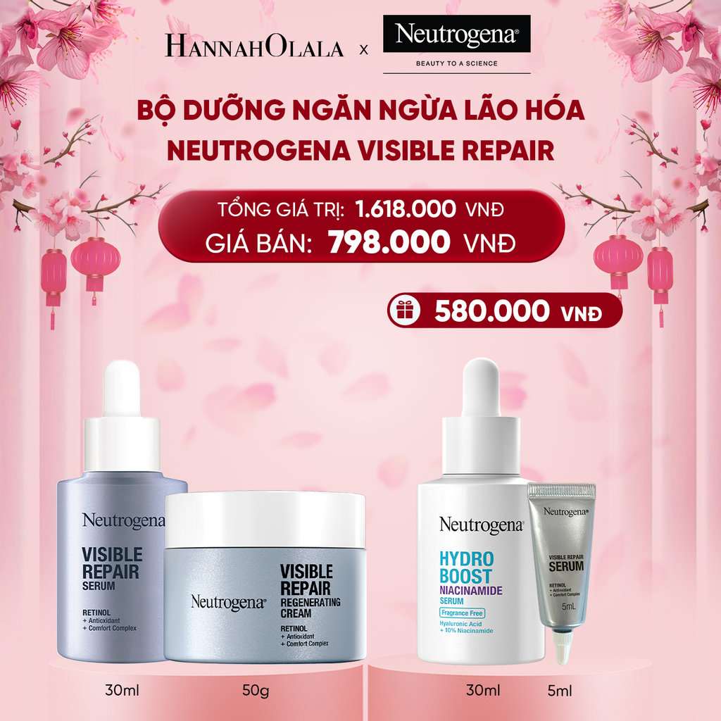  DEAL 6: BỘ DƯỠNG NGĂN NGỪA LÃO HÓA NEUTROGENA VISIBLE REPAIR 