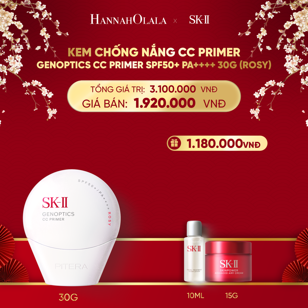  DEAL 11: KEM LÓT CHỐNG NẮNG CC PRIMER MÀU ROSY 30G 