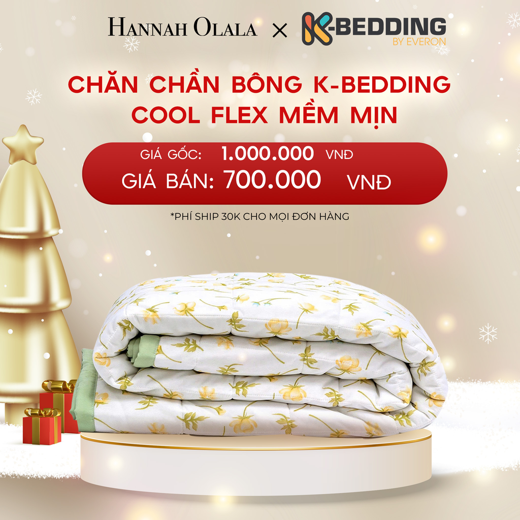  DEAL 1: CHĂN CHẦN BÔNG KBEDDING COOLFLEX MỀM MẠI 