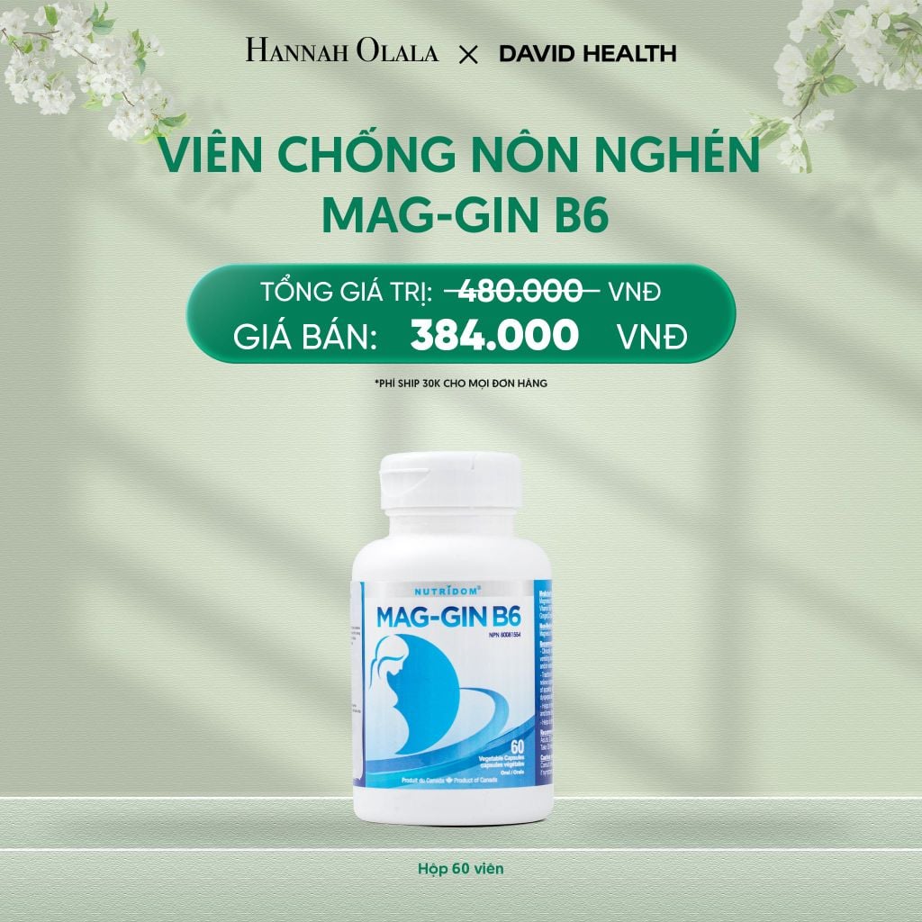  DEAL 7: VIÊN CHỖNG NÔN NGHÉN MAG-GIN B6 (60 VIÊN) 