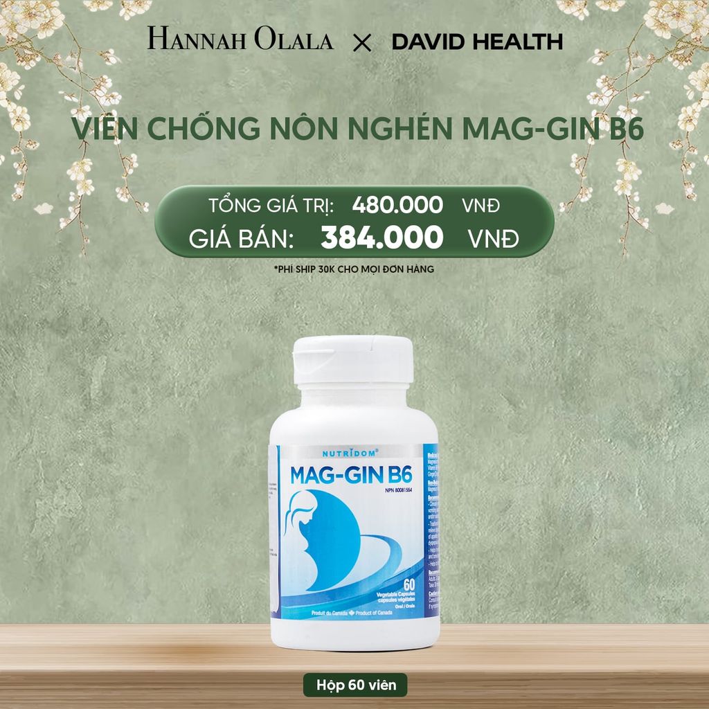  DEAL 7: VIÊN CHỖNG NÔN NGHÉN MAG-GIN B6 (60 VIÊN) 
