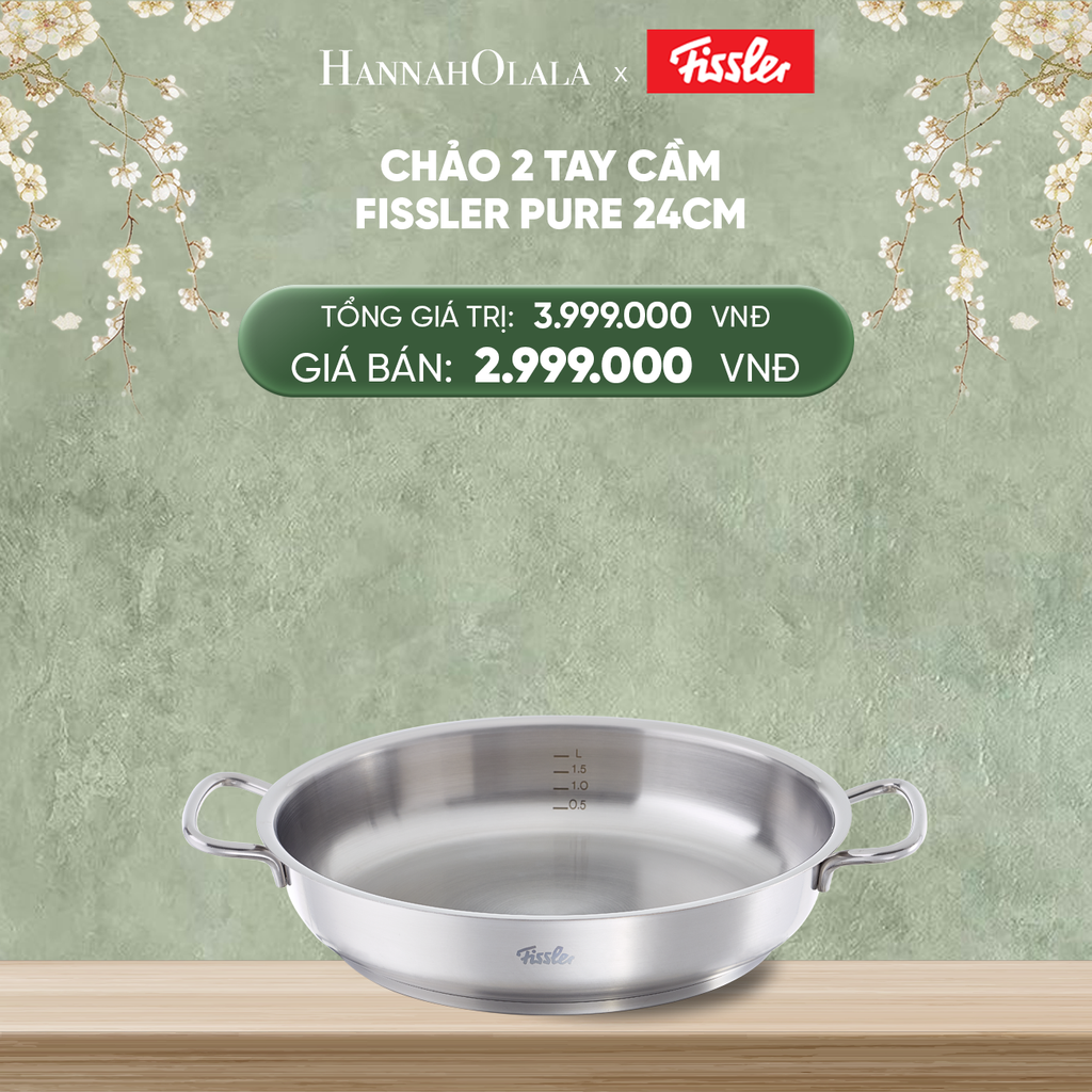  DEAL 5: CHẢO 2 TAY CẦM FISSLER PURE 24CM 
