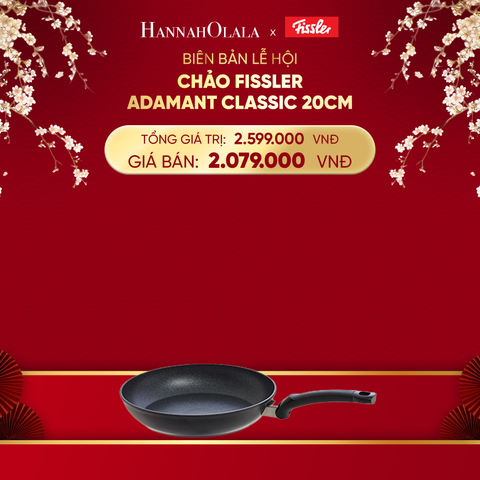  DEAL 1: CHẢO FISSLER ADAMANT CLASSIC 20CM/ 24CM/ 28CM 