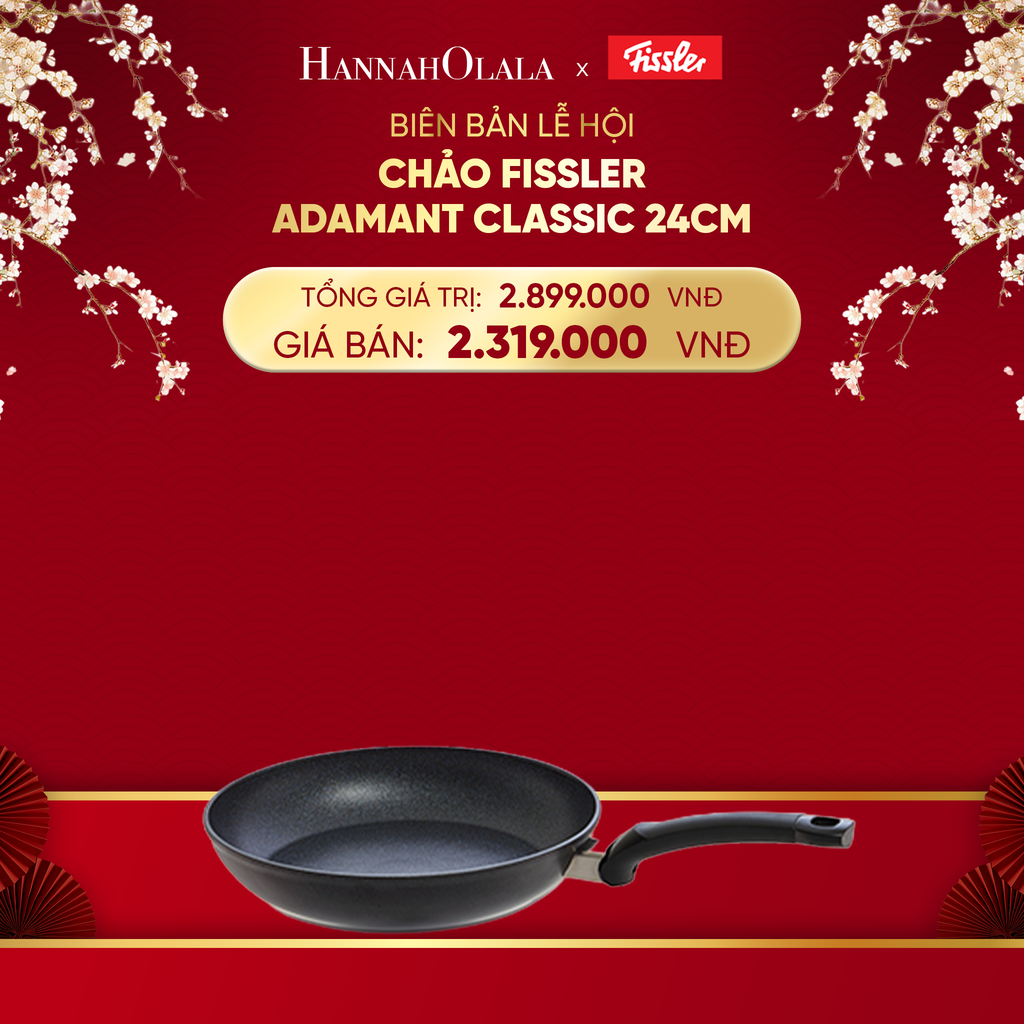  DEAL 1: CHẢO FISSLER ADAMANT CLASSIC 20CM/ 24CM/ 28CM 