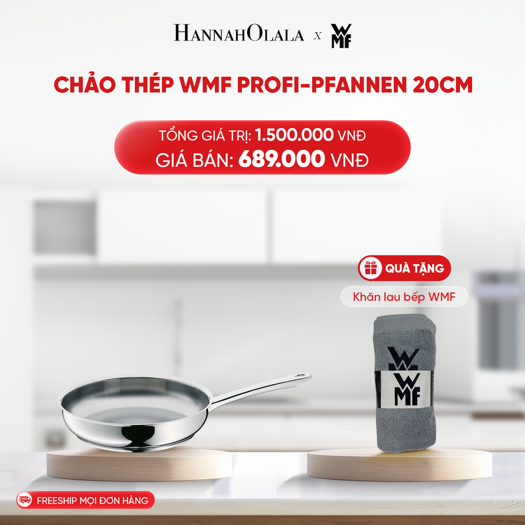  B144_DEAL 1: CHẢO THÉP WMF PROFI-PFANNEN 