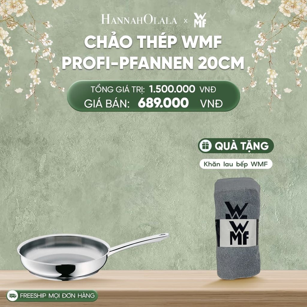  DEAL 1: CHẢO THÉP WMF PROFI-PFANNEN 20CM 