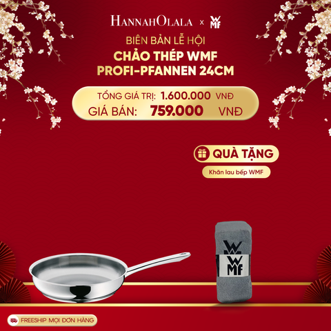  DEAL 2: CHẢO THÉP WMF PROFI-PFANNEN 24CM 