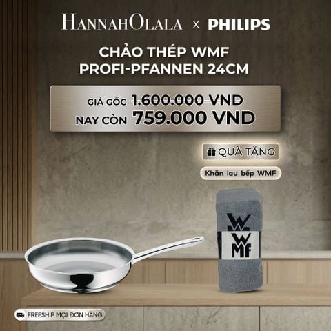  DEAL 2: CHẢO THÉP WMF PROFI-PFANNEN 24CM 