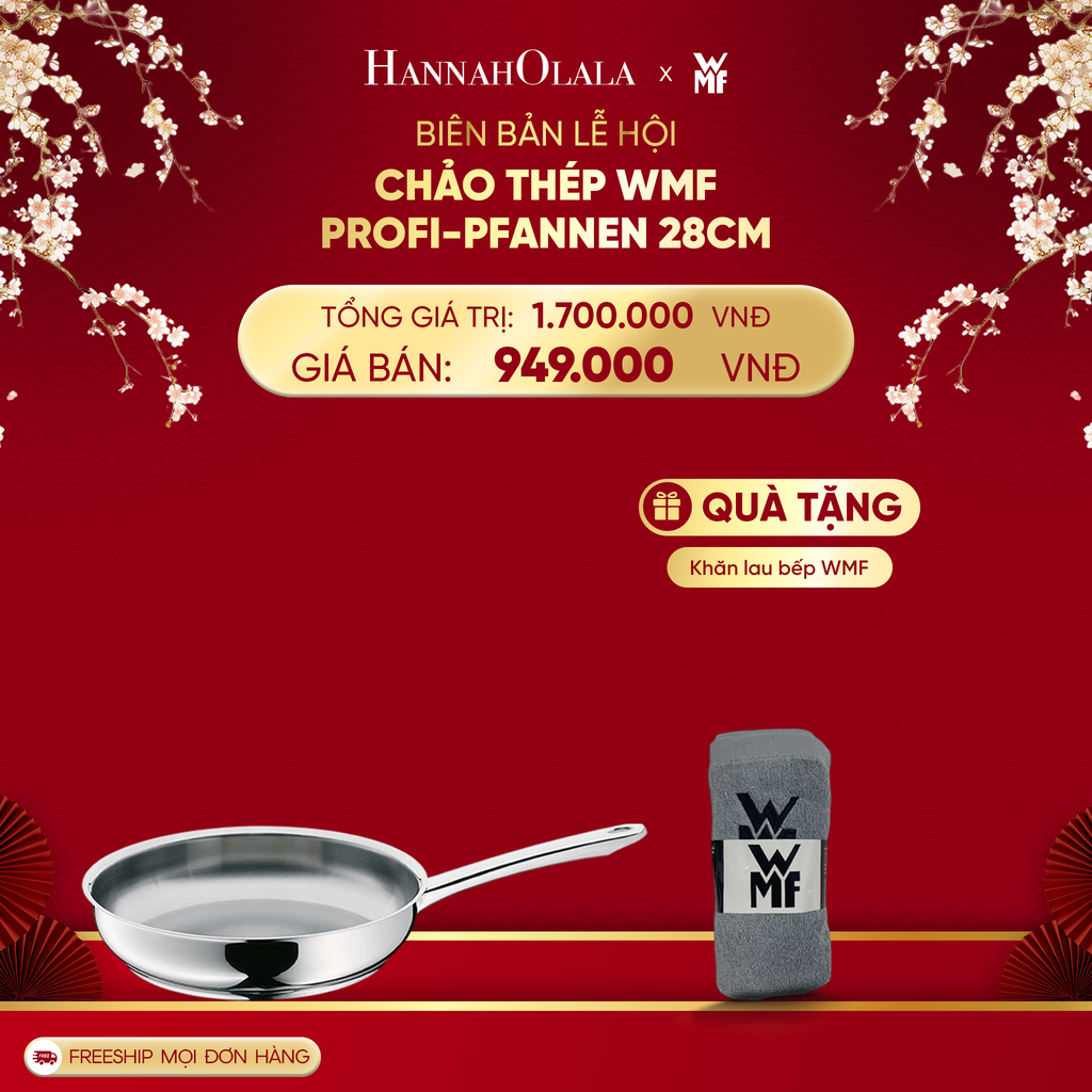  DEAL 3: CHẢO THÉP WMF PROFI-PFANNEN 28CM 