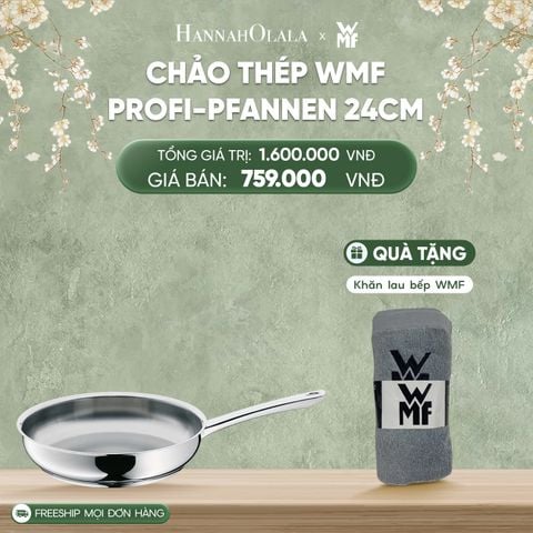  DEAL 2: CHẢO THÉP WMF PROFI-PFANNEN 24CM 