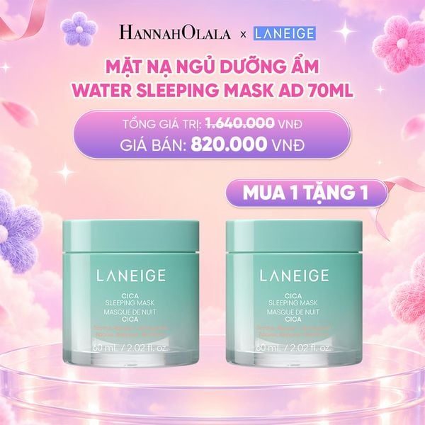  DEAL 2: [MUA 1 TẶNG 1] MẶT NẠ NGỦ PHỤC HỒI VÀ NUÔI DƯỠNG DA LANEIGE CICA SLEEPING MASK 60ML 