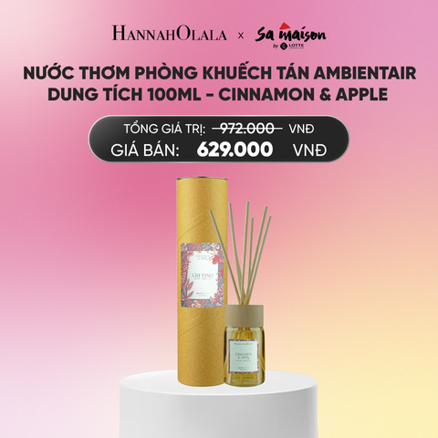  FLASH DEAL 4: NƯỚC THƠM PHÒNG KHUẾCH TÁN AMBIENTAIR, DUNG TÍCH 100ML_A629 