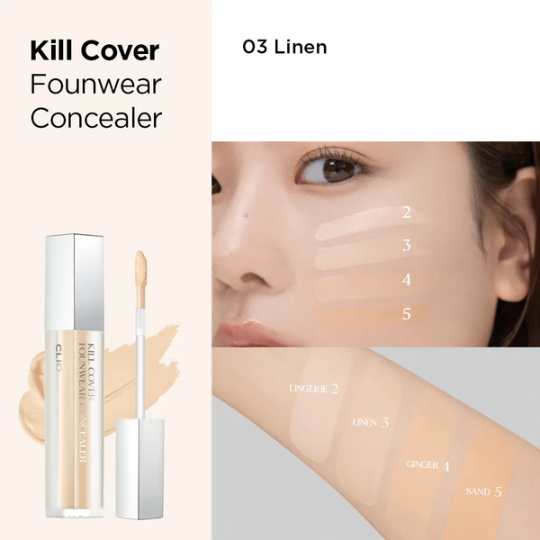  A1269_DEAL 8: KEM CHE KHUYẾT ĐIỂM CLIO KILL COVER FOUNWEAR CONCEALER 6G 