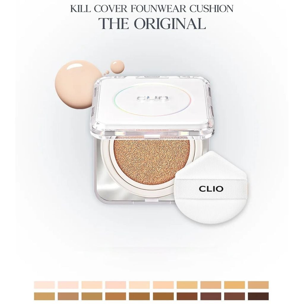  E35_DEAL 2: PHẤN NƯỚC CLIO MỎNG NHẸ & CHE KHUYẾT ĐIỂM THE ORIGINAL SPF50+ PA+++ (TẶNG KÈM LÕI) 