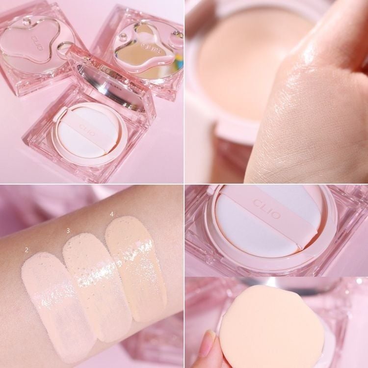  DEAL: 10 COMBO PHẤN NƯỚC CLIO HIỆU ỨNG CĂNG BÓNG KILL COVER HIGH GLOW CUSHION (14GX2) (TẶNG KÈM LÕI) 