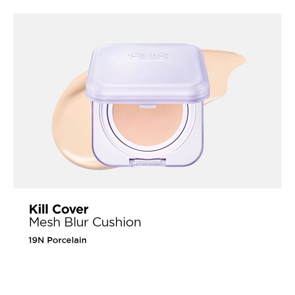  E30_DEAL 1: PHẤN NƯỚC MỊN LÌ, CHE PHỦ LỖ CHÂN LÔNG CLIO KILL COVER MESH BLUR CUSHION (TẶNG KÈM LÕI) 