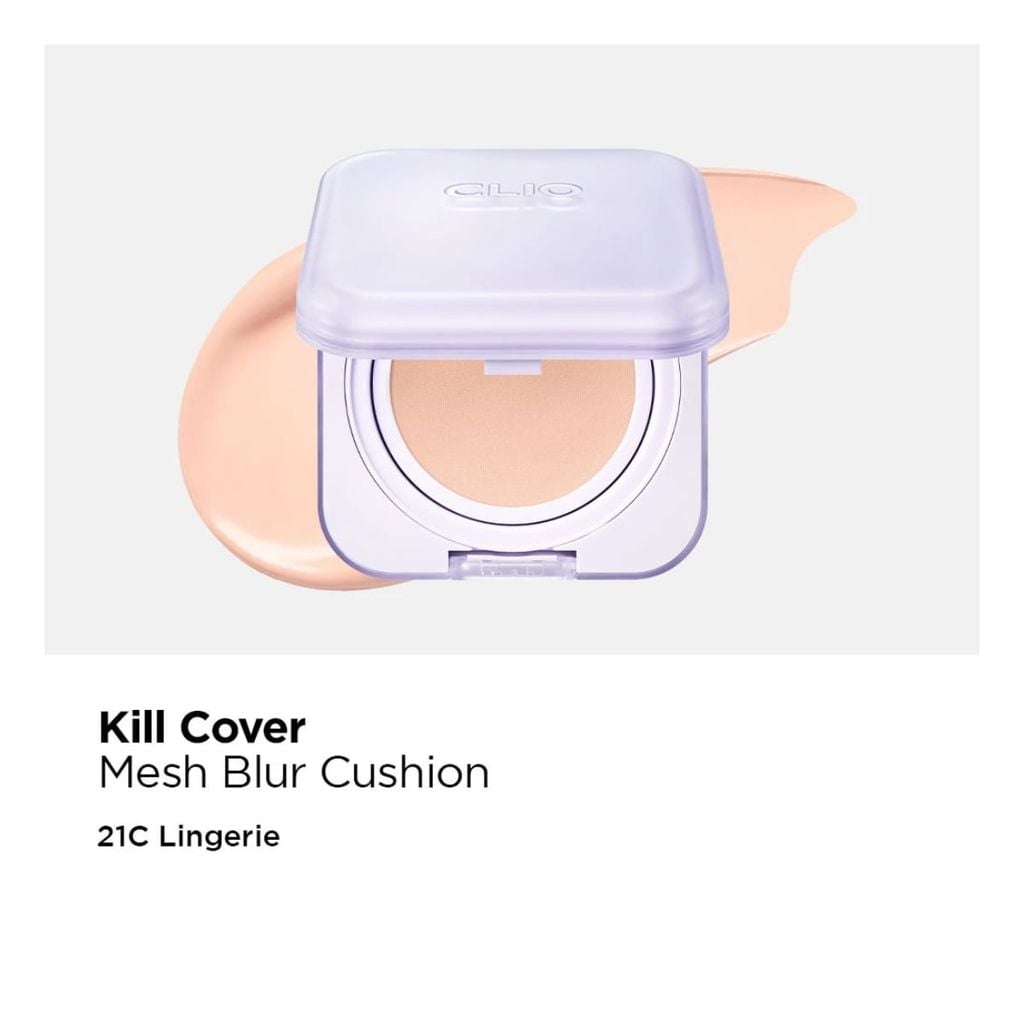  E30_DEAL 1: PHẤN NƯỚC MỊN LÌ, CHE PHỦ LỖ CHÂN LÔNG CLIO KILL COVER MESH BLUR CUSHION (TẶNG KÈM LÕI) 