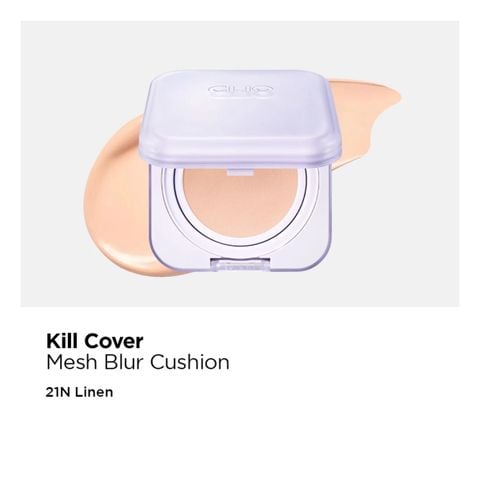  DEAL 1: PHẤN NƯỚC MỊN LÌ, CHE PHỦ LỖ CHÂN LÔNG CLIO KILL COVER MESH BLUR CUSHION (TẶNG KÈM LÕI) 