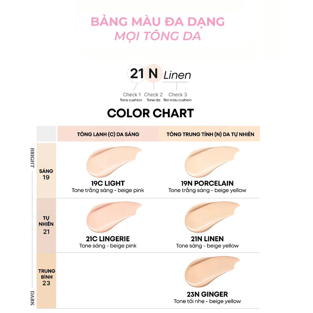  PHẤN NƯỚC HIỆU ỨNG CĂNG BÓNG MESH GLOW SPF50+ PA++++ (TẶNG KÈM LÕI) 