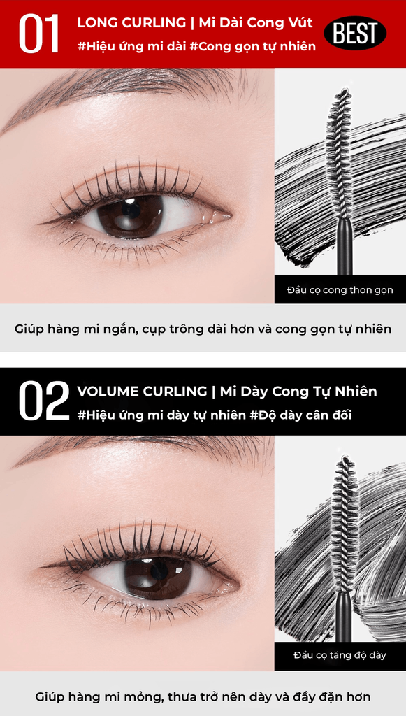  MASCARA CLIO CONG MI, CHỐNG TRÔI 