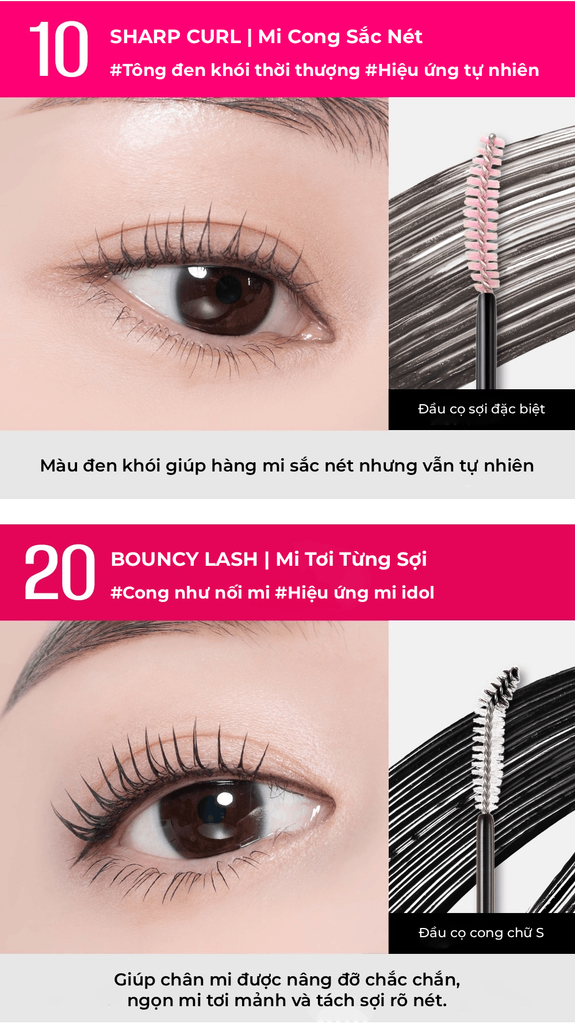  MASCARA CLIO CONG MI, CHỐNG TRÔI 