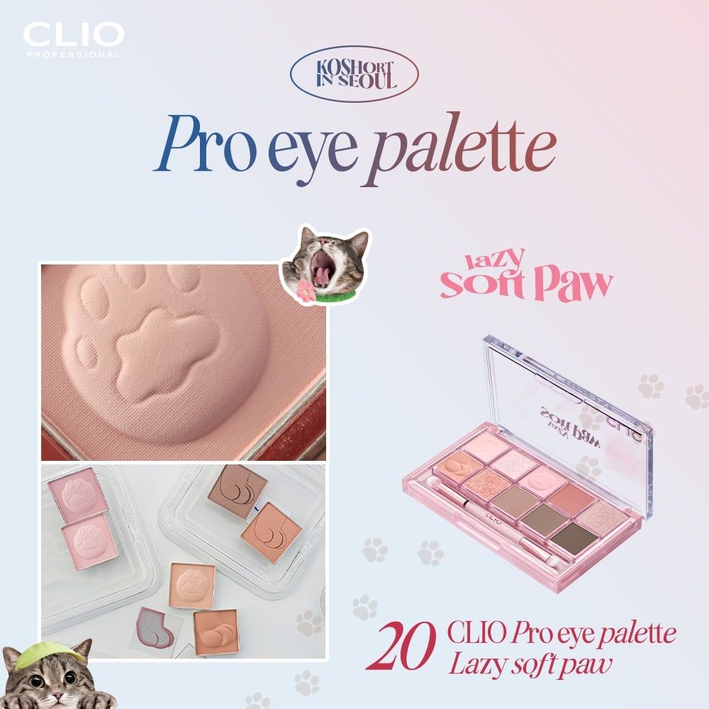  DEAL 5: BẢNG MÀU MẮT 12 Ô CLIO PRO EYE PALETTE AIR 7G 