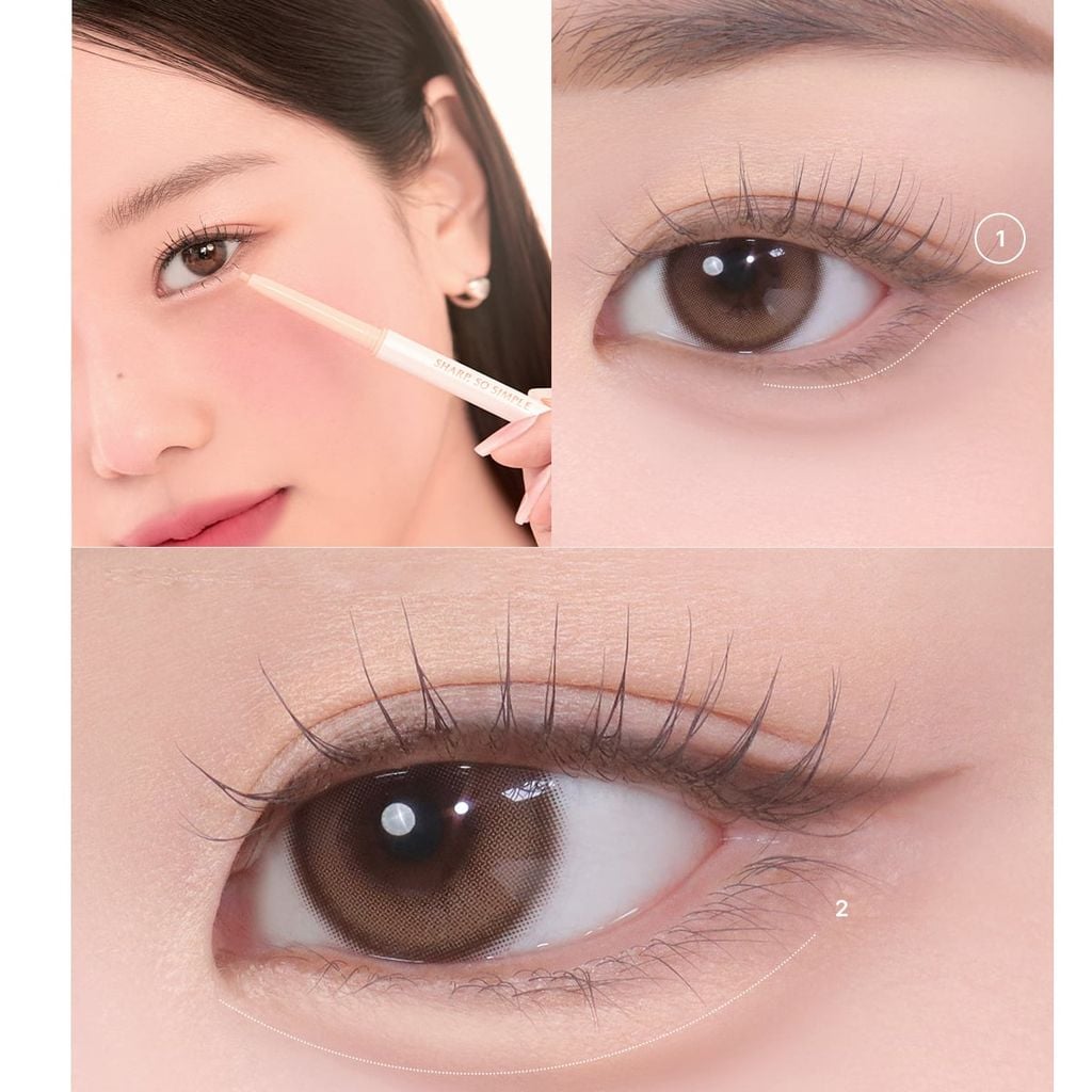  DEAL 8: CHÌ KẺ VIỀN MẮT CLIO SHARP SO SIMPLE WATERPROOF PENCIL LINER 0.14G 