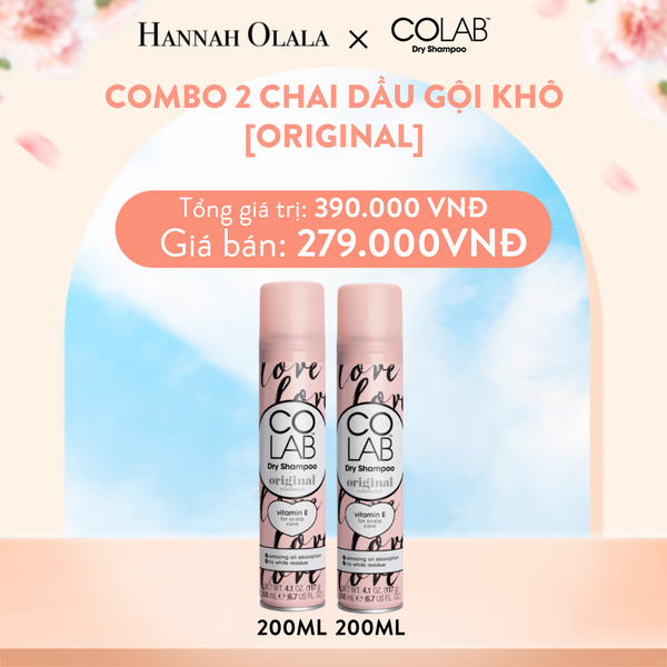  A201_DEAL 6A: COMBO 2 CHAI DẦU GỘI KHÔ 200ML [ORIGINAL] 