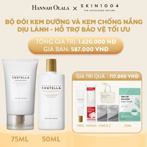  M67_DEAL 7: COMBO KEM DƯỠNG MADAGASCAR CENTELLA SOOTHING CREAM 75ML (IP04) + KEM CHỐNG NẮNG MADAGASCAR CENTELLA AIR-FIT SUNCREAM PLUS 50ML (IP04) 