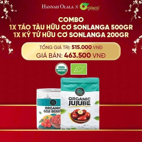  A443_DEAL 25: COMBO TÁO ĐỎ KỶ TỬ HỮU CƠ 
