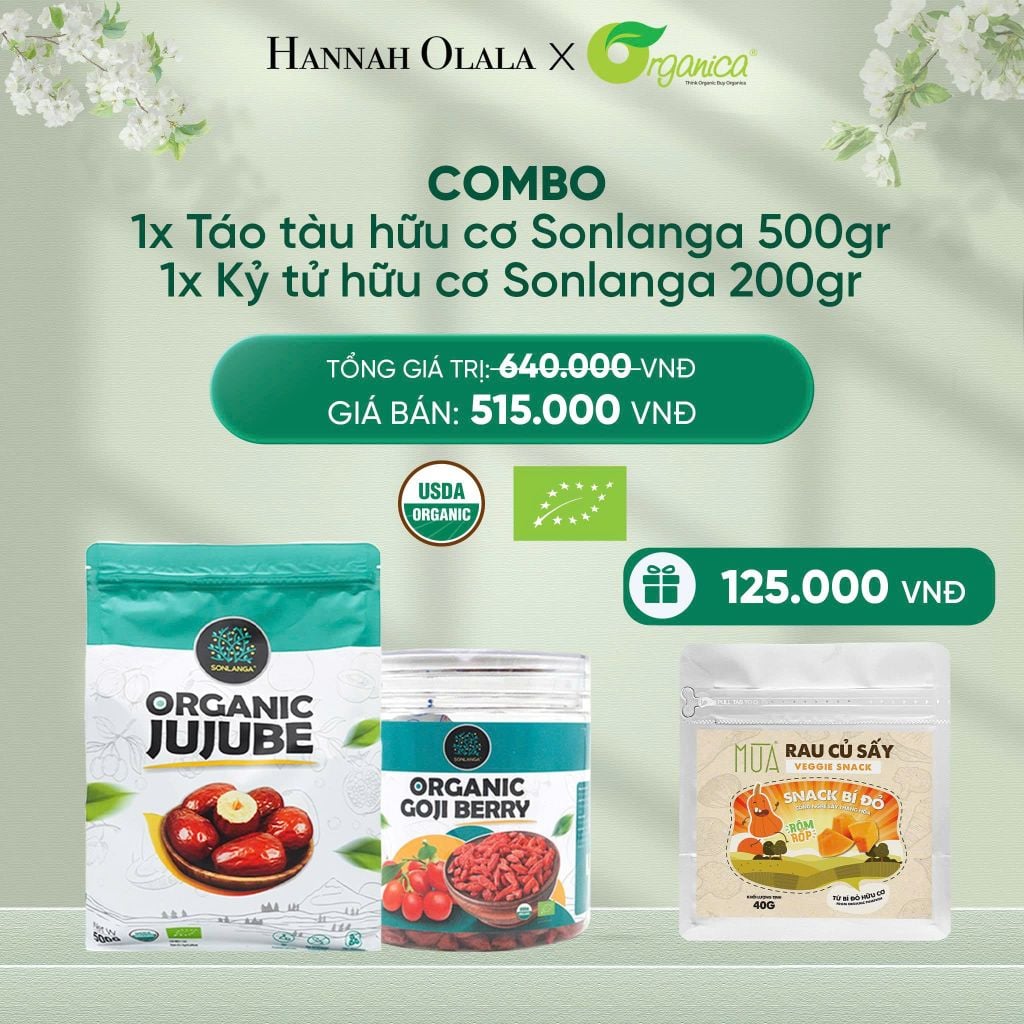  DEAL 9: COMBO TÁO ĐỎ KỶ TỬ HỮU CƠ 