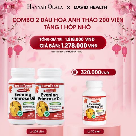  FLASH DEAL 1: MUA 2 HỘP DẦU HOA ANH THẢO CHIỀU (200 VIÊN) 