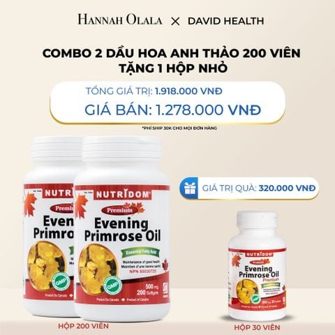 DEAL 9: [FLASH SALE]MUA 2 HỘP DẦU HOA ANH THẢO CHIỀU (200 VIÊN) 