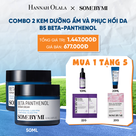  DEAL 3: COMBO 02 KEM DƯỠNG SOME BY MI BETA PANTHENOL REPAIR CREAM 50ML 